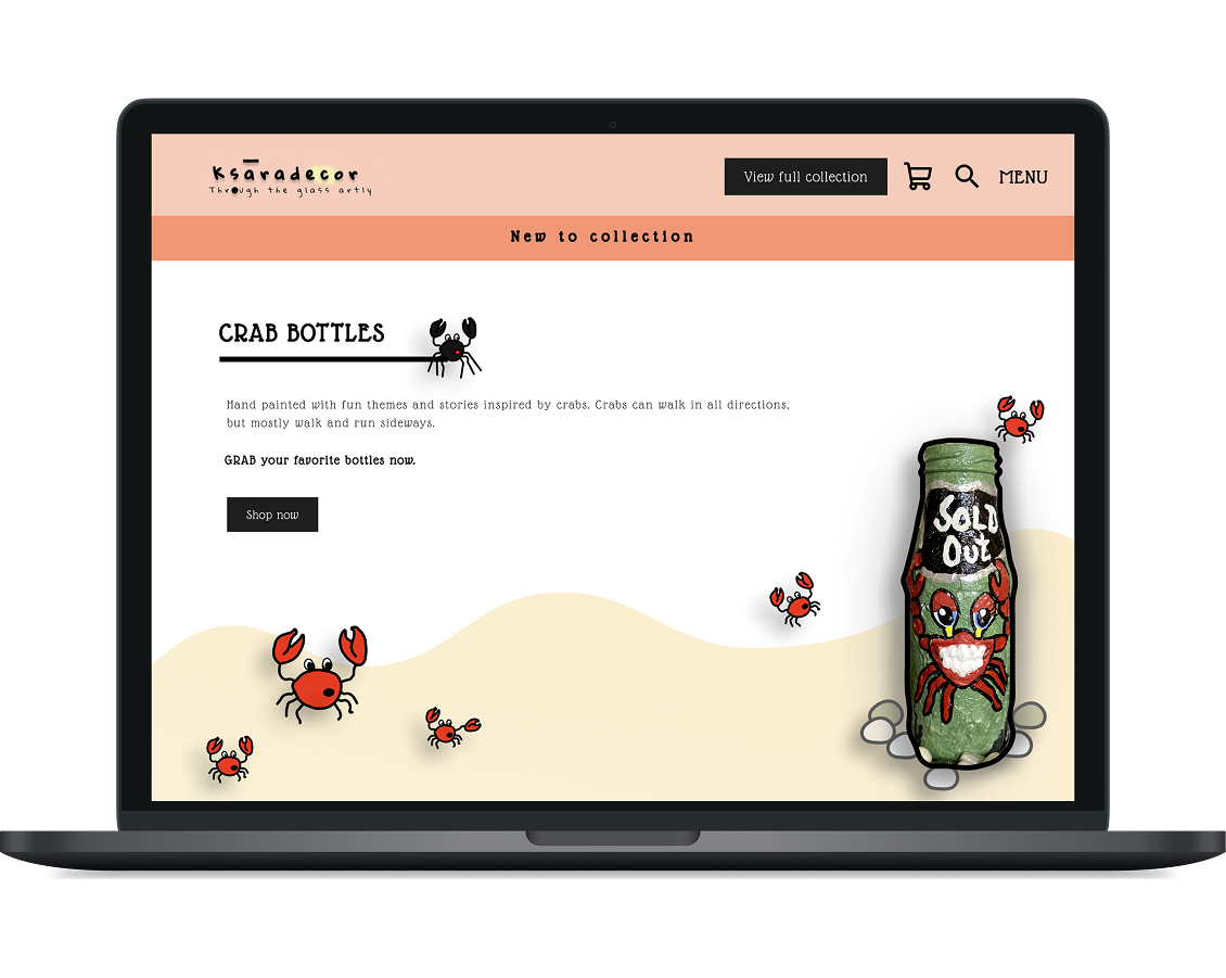 Ksara Decor webshop concept