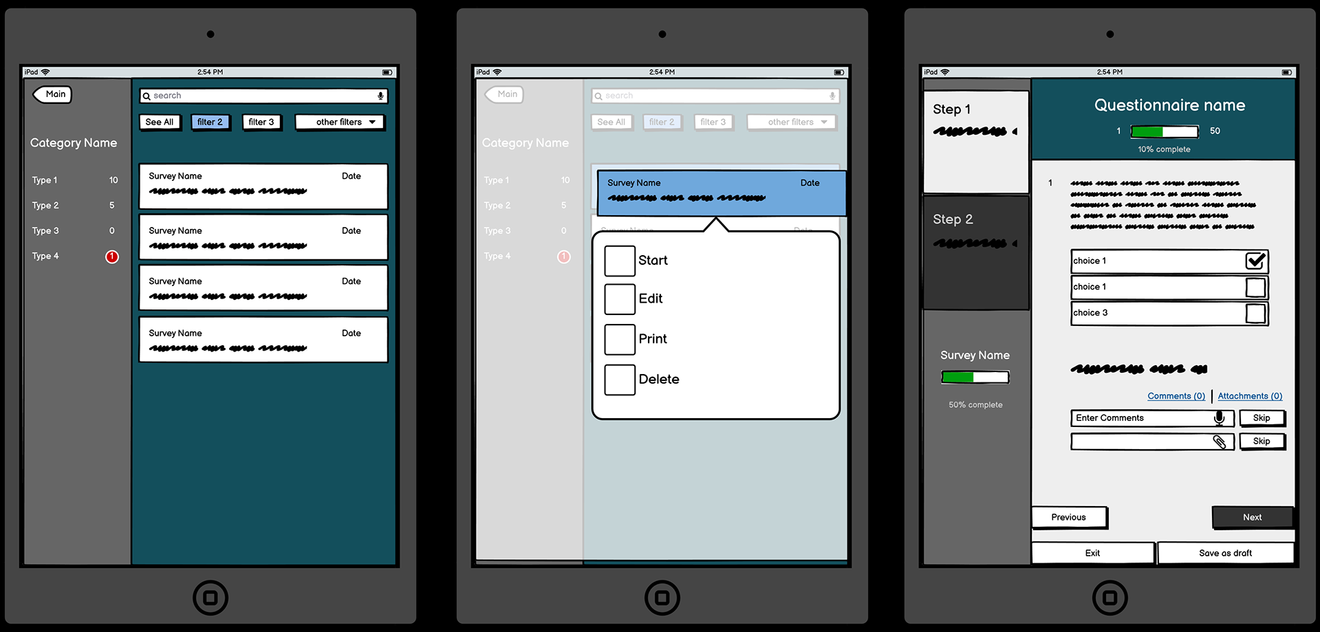 Wireframes